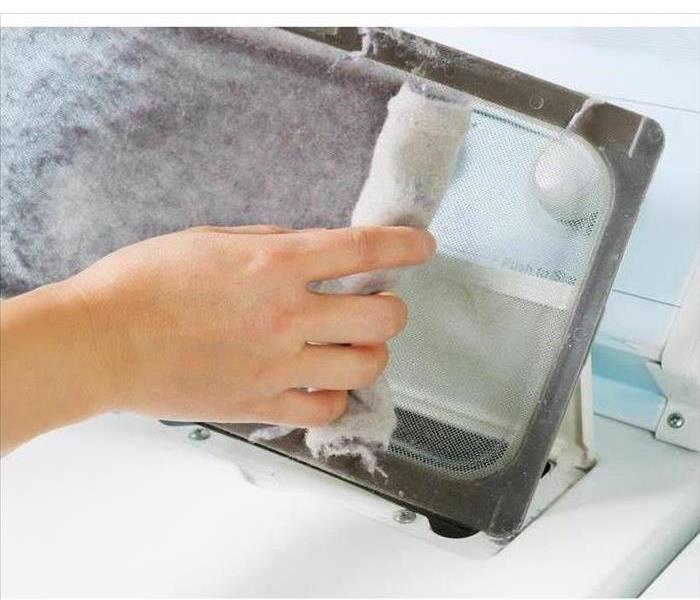 Clean the lint screen of your dryer